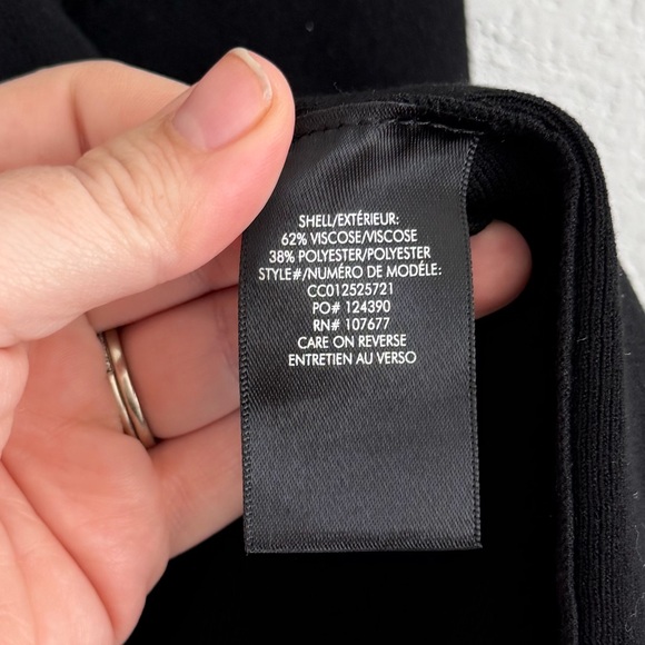 Alice + Olivia Sweater Tie Back Large NWT Black - Picture 6 of 6